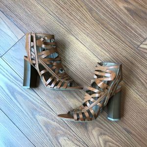 Bamboo Strappy Heels